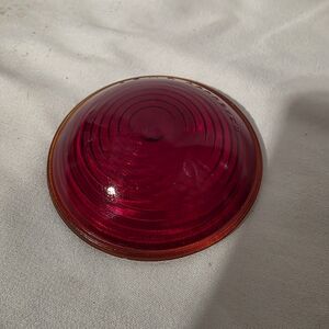 Red Glass Light Cover